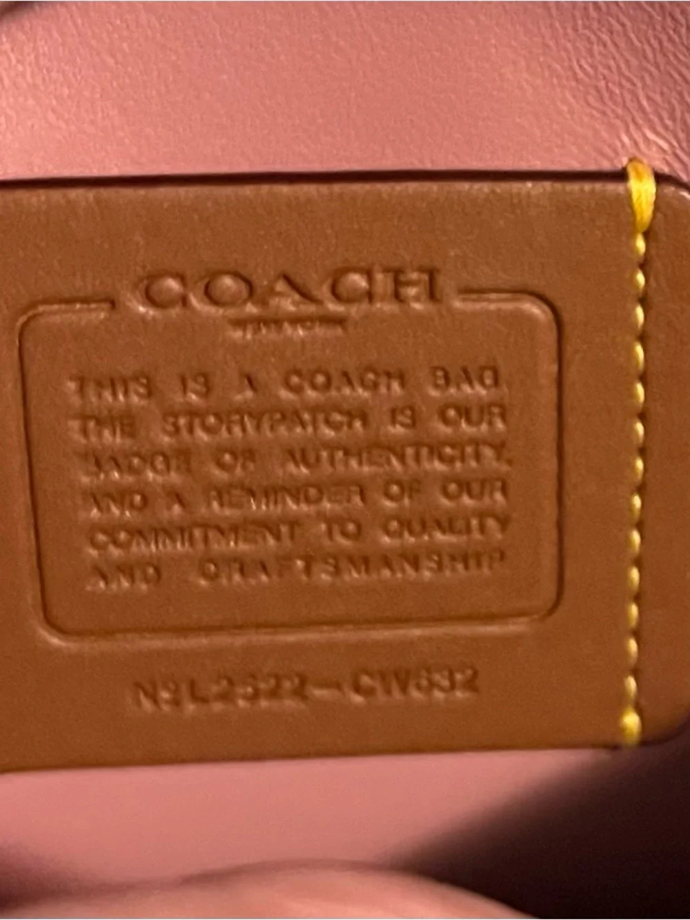 Coach nwot tabby